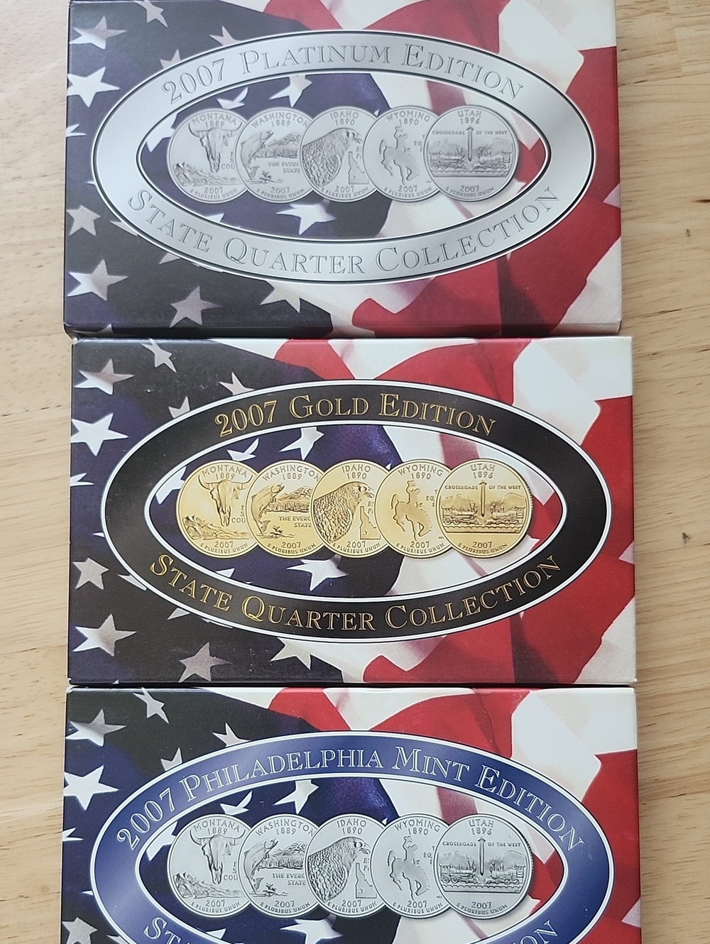 2007 Mint Edition Collectible Coin Sets - US  Quarter Colection